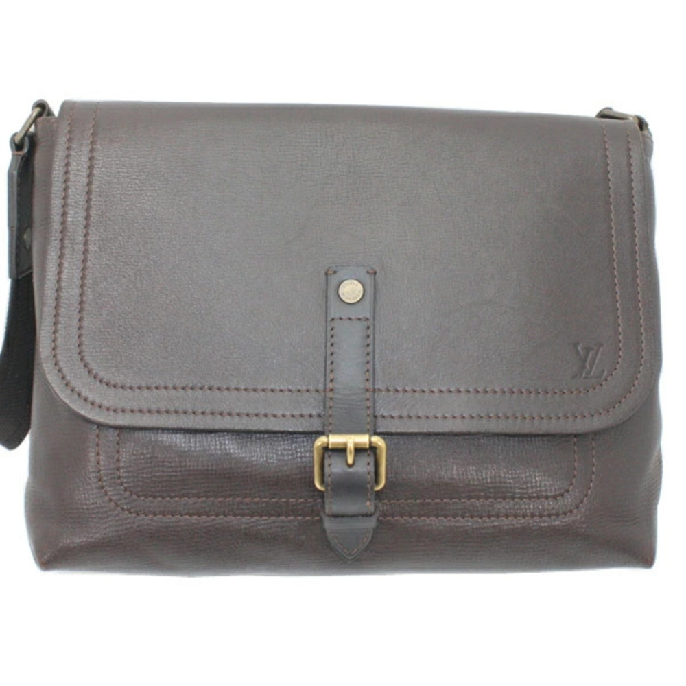 LOUIS VUITTON Utah Omaha Messenger Bag Tea Cafe